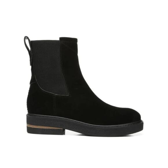 Franco Sarto Bellina Chelsea Boot black suede size 6M - Picture 1 of 8